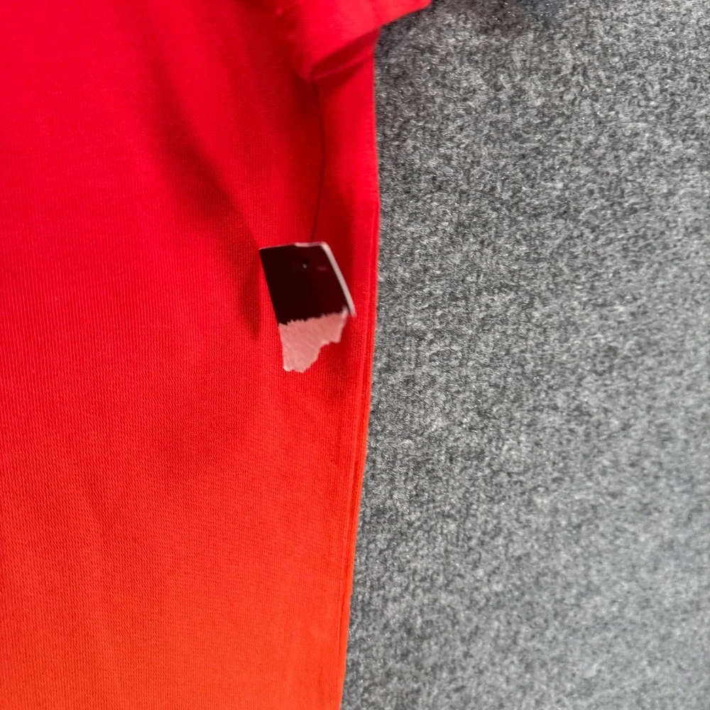 Nike Air Shirt Mens Small Red Orange Ombre Nike Air Swoosh Graphic‎ Tshirt